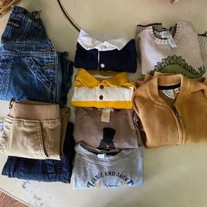 9-piece 3/4T boys fall/winter bundle (Janie and Jack, Zara, H&M, Old Navy)